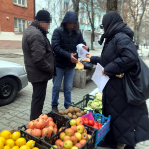 Несанкционированная торговля на улицах города Ростова-на-Дону